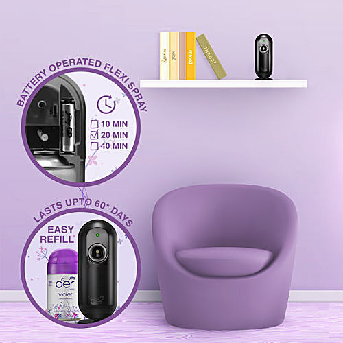 Buy Godrej Aer Matic Kit, Automatic Room Fresheners - Violet Valley Bloom  Online at Best Price of Rs 546 - bigbasket