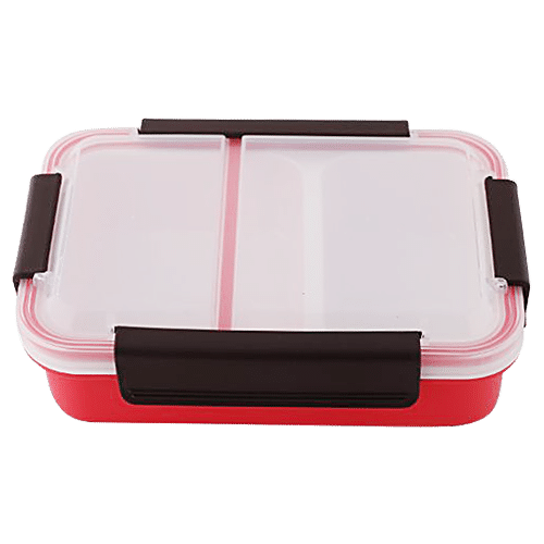 Buy Homio Lunch Box - Plastic, Red - Red, BB BB 579 3 Online at Best ...