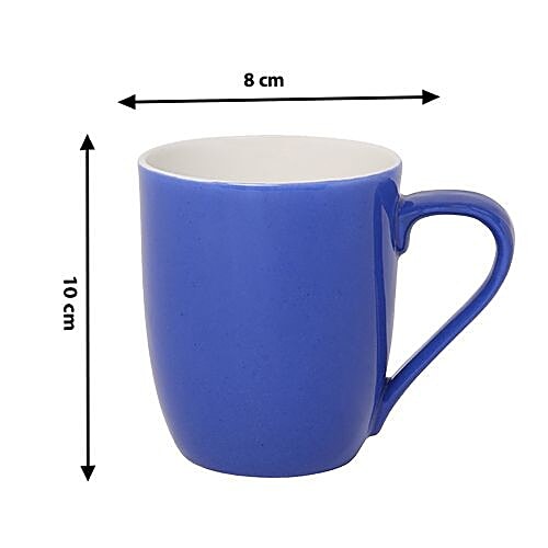 Buy BP Bharat Bone China Dual Tone Coffee Milk Mug Blue 