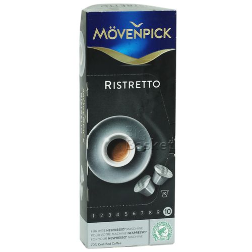 MÖVENPICK Capsules de café, pack de 10, Ristretto