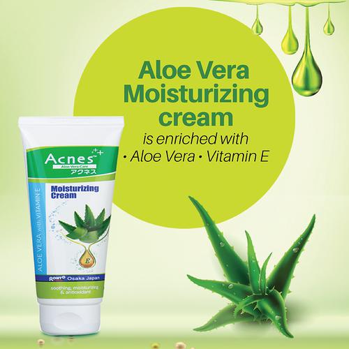 buiten gebruik kwaliteit Omhoog gaan Buy Acnes Moisturizing Cream - Aloe Vera with Vitamin E Online at Best  Price - bigbasket