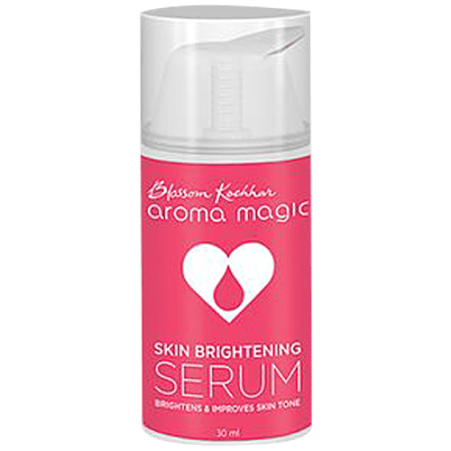 Aroma Magic Skin Brightening Serum Brightens Improves Skin Tone No Parabens Harsh Chemicals Alcohol 30 ml