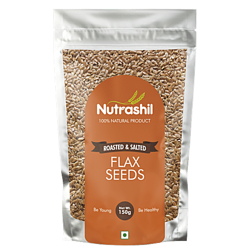 Buy Nutrashil Flaxseeds - Roasted & Salted Online at Best Price of Rs ...