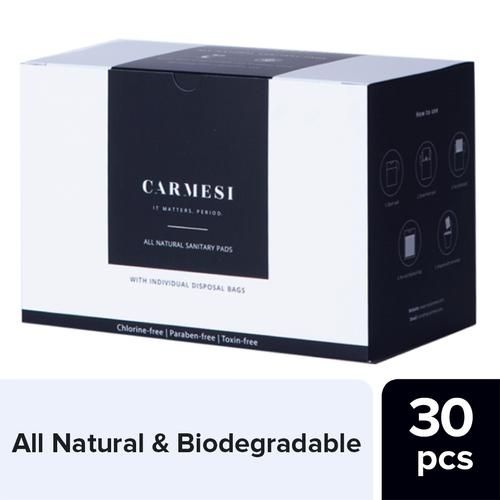 Carmesi - Eco-Conscious Sanitary Pads - White - L/XL - 30pcs