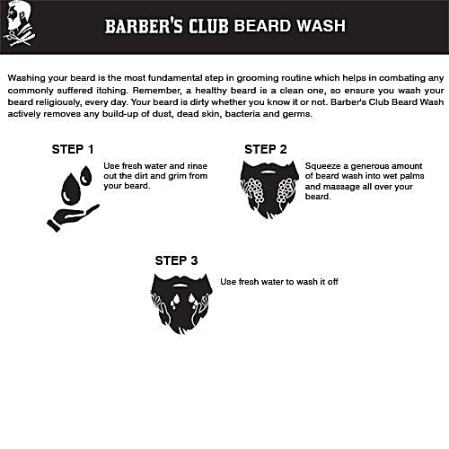 Buy Barber S Club Moisturizing Beard Wash With Tea Tree Oil 100 Natural Online At Best Price Bigbasket bigbasket