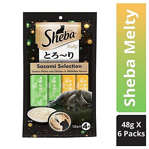 Buy SHEBA Melty Premium Cat Snack - Adult, Chicken & Chicken