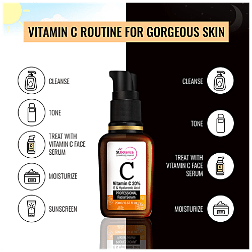 Buy Stbotanica Vitamin C 20 Face Serum Vitamin E And Hyaluronic Acid