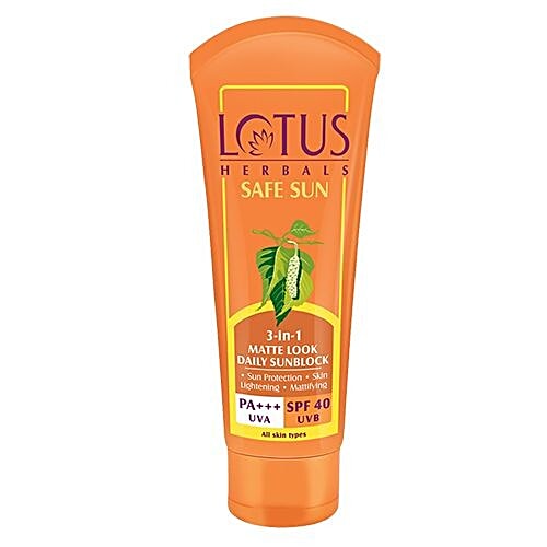 Lotus sunscreen store 40 spf