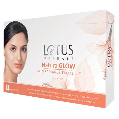 Buy Lotus Herbals Natural Glow Skin Radiance 1 Facial Kit Online at ...