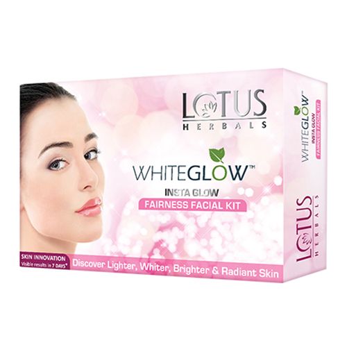 Buy Lotus Herbals Whiteglow Insta Glow Fairness Single Facial Kit ...