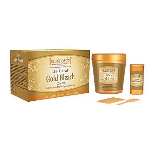 Aryanveda Herbal 24 Carat Gold Bleach Cream 250 G Buy Online In Austria At Desertcart At Productid 146387127