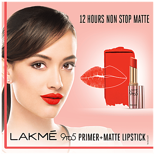 lakme 9 to 5 primer matte lipstick fuchsia file