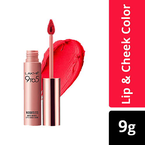 coral cushion lakme