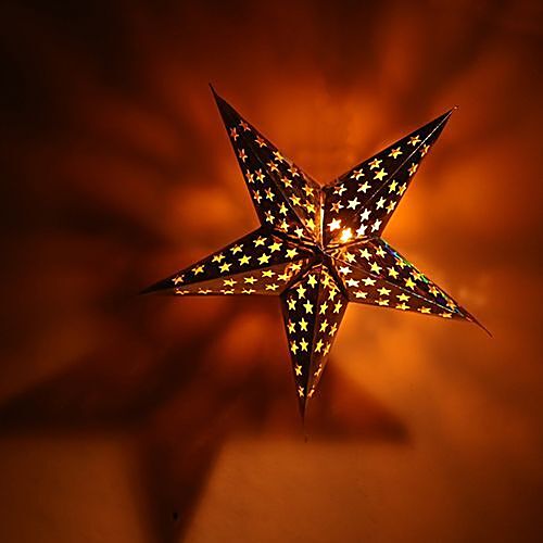 Buy DP Hanging Decorative Lantern - Star, Silver 2S Online at Best ...