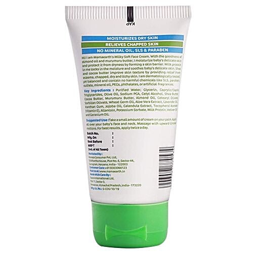 Buy Mamaearth Milky Soft Face Cream For Babies Online at Best Price of ...