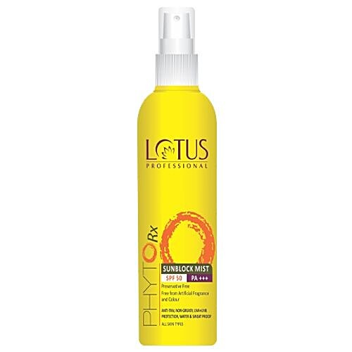 lotus professional sunblock mist