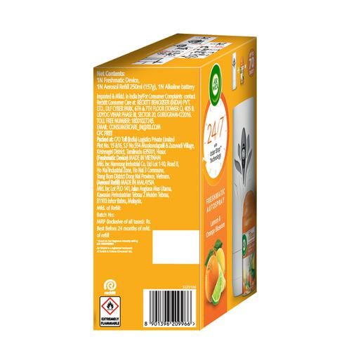 Buy Airwick Freshmatic Automatic Air Freshener Kit, Lemon & Orange Blossom  Online at Best Price of Rs 539.1 - bigbasket