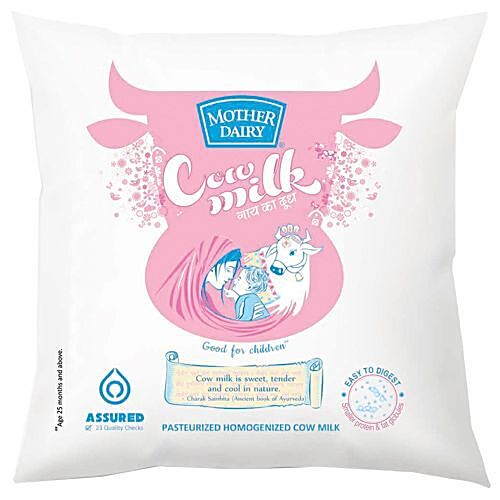 Buy Mother Dairy Cow Milk Online at Best Price of Rs null bigbasket