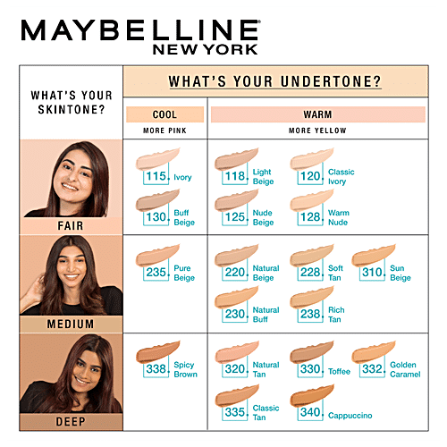 maybelline fit me 332 foundation