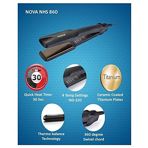 nova nhs 860 hair straightener