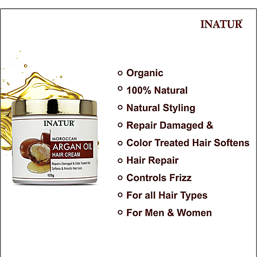 Buy Inatur Argan Hair Cream Online At Best Price Of Rs 550 Bigbasket 3253