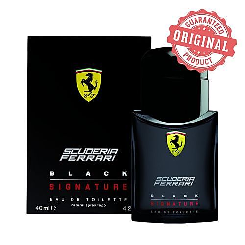 Buy Ferrari Scuderia Black Signature Eau De Toilette Online at