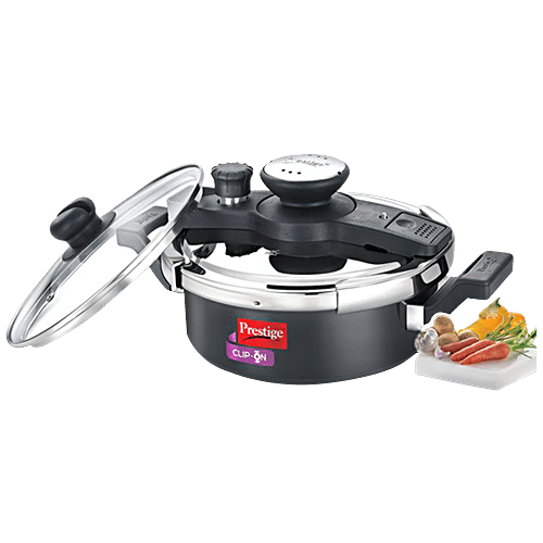 Buy Prestige Duo Hard Anodised Induction Base Clip On Pressure Cooker 20325 Online at Best Price of Rs 3506.2 bigbasket