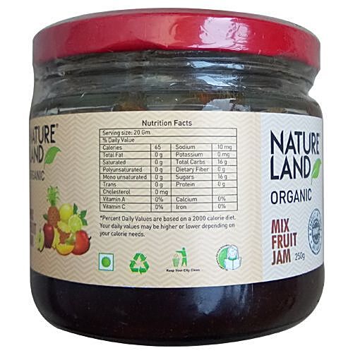 Buy Natureland Organics Mix Fruit Jam Online at Best Price