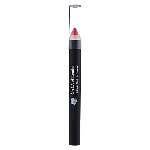 GALA OF LONDON Intense Matt Lip Crayon, 2.8 g Red Shadow 