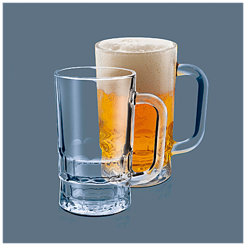 Buy Treo Beer Mugs - Glass, Gusto Cool Online at Best Price of Rs 199 ...