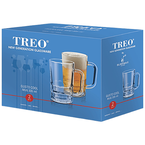 Buy Treo Beer Mugs Glass Gusto Cool Online At Best Price Of Rs 199