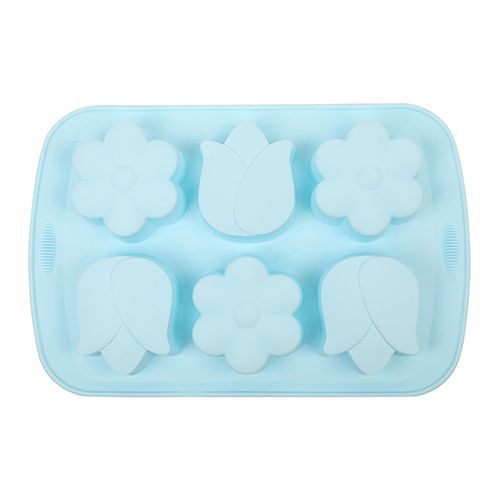 Buy Silcone Silicone Muffin/Cupcake Moulds Tray - Blue/Grey Assorted Online  at Best Price of Rs 199 - bigbasket