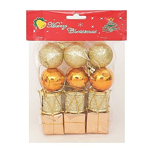 Buy Dp Christmas Xmas Decorative Balls Gifts Golden Bb1136