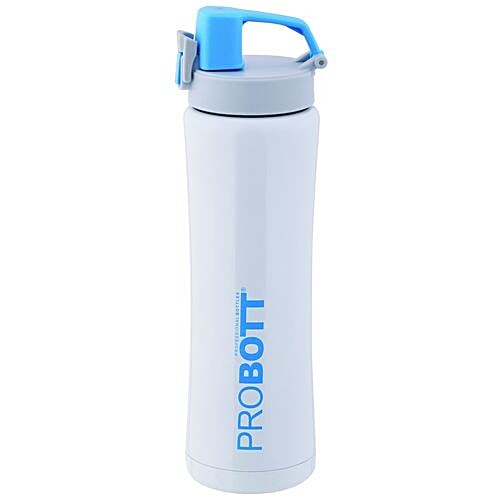 Buy Probott Stainless Steel Vacuum Sipper - White & Light Blue Online ...