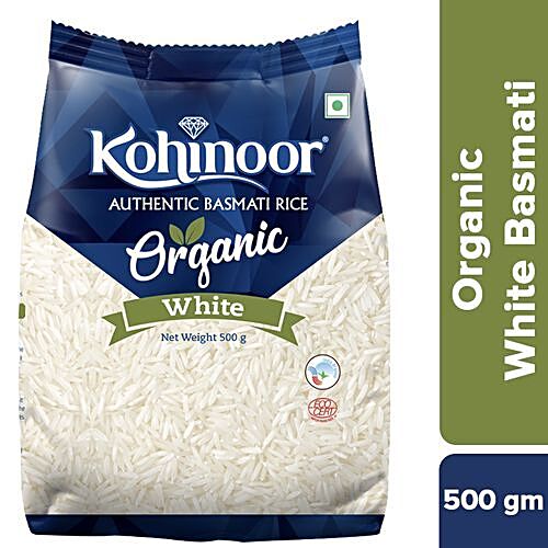 Buy Kohinoor Organic Authentic White Basmati Rice Online at Best Price