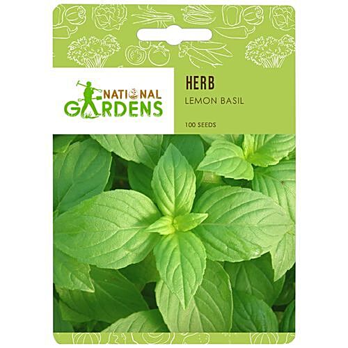 Buy National Gardens Lemon Basil Herb Seeds Online at Best Price