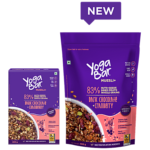 Buy Yoga Bar Muesli - Dark Chocolate & Cranberry, Healthy, Rich In 