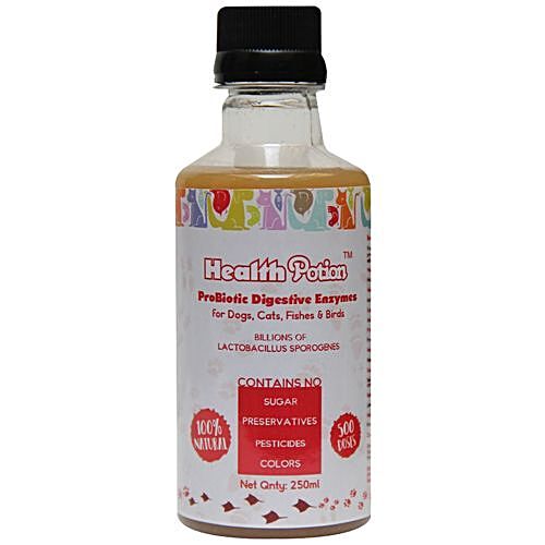 Buy Health Potion 100 Organic Probiotic Digestive Enzymes For Dogs Cats Fishes Birds Online At Best Price Bigbasket