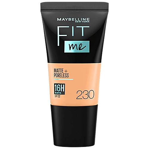 Buy Maybelline New York Fit Me Matte+Poreless Liquid Foundation - 230 ...