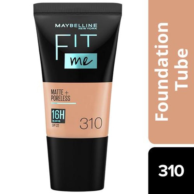 Buy Maybelline New York Fit Me Matte+Poreless Liquid Foundation - 310 ...