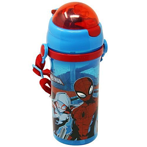 Marvel Avengers Small 350ml Plastic Drinking Bottle Blue