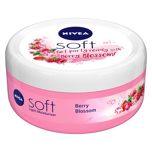 Buy Nivea Light Moisturizer - Soft Berry Blossom, For Face, Hand & Body ...