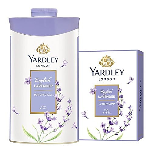 Buy Yardley London English Lavender Perfumed Talc & Luxury Soap Online ...