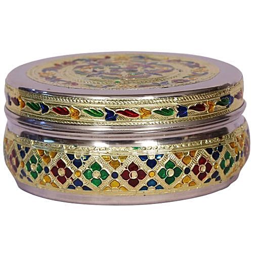 Buy SRI LALIT ARTS Meenakari Small Container Box Online at Best Price of Rs  210 - bigbasket