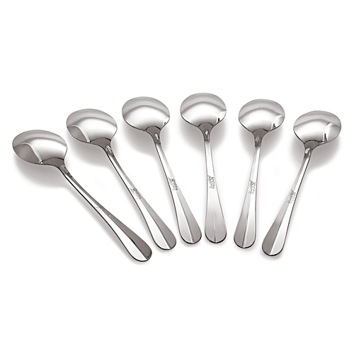 Buy AIRAN Stainless Steel Dessert Spoon Set - Silver Online at Best Price  of Rs 99 - bigbasket