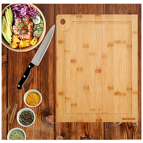 Gourmet Home Bamboo Cutting Board - 13x9