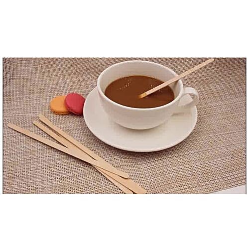 Buy Bamboooz Bamboo Wood Flat Stirrer - 4.5 Inch Online at Best Price ...