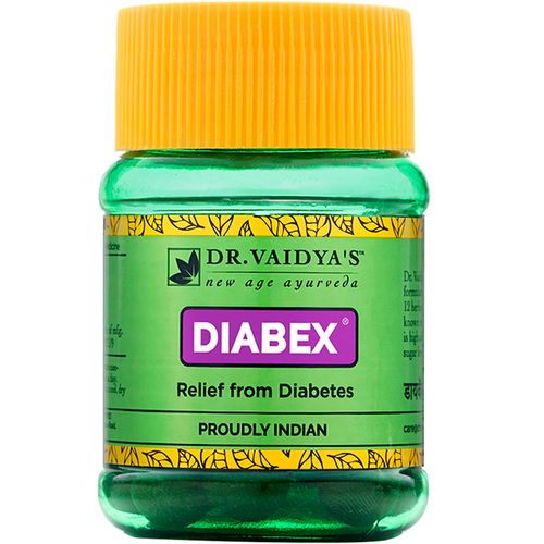 Dr. Vaidyas Diabex Pills - Relief From Diabetes, 30 pcs Pack of 2 