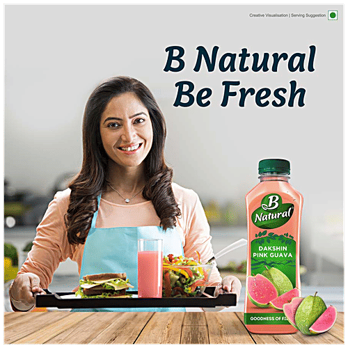 Buy B Natural Dakshin Pink Guava Juice - Goodness Of Fiber, Made From ...