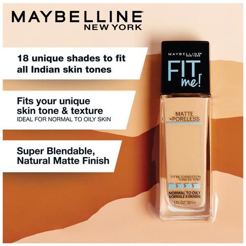 Maybelline Fit Me Matte + Poreless Liquid, Makeup, feel22